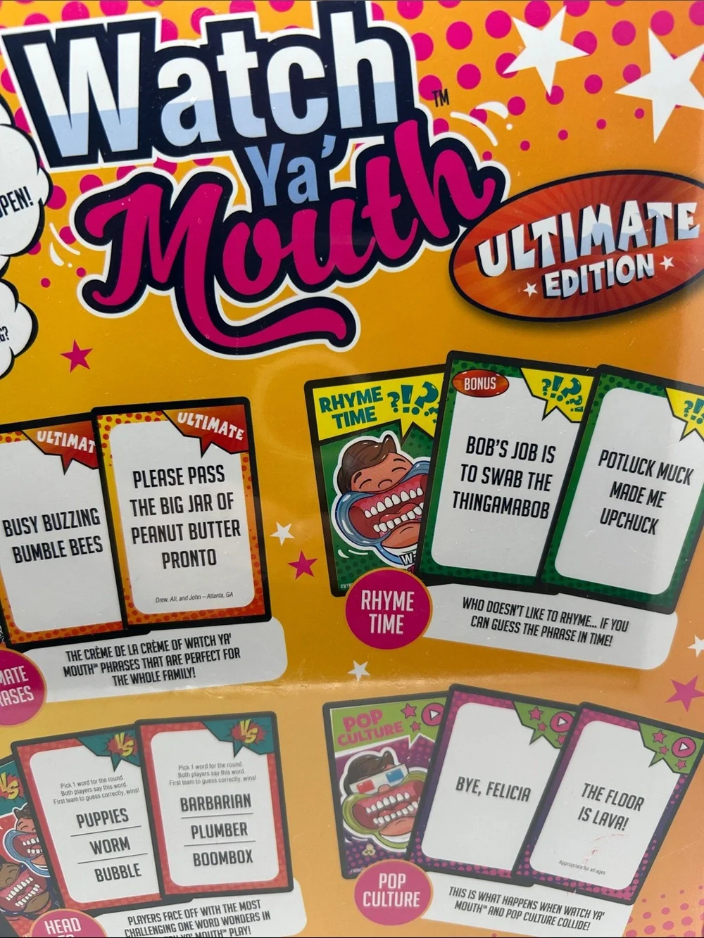 NWT “Watch Ya' Mouth” Ultimate Edition Party Game